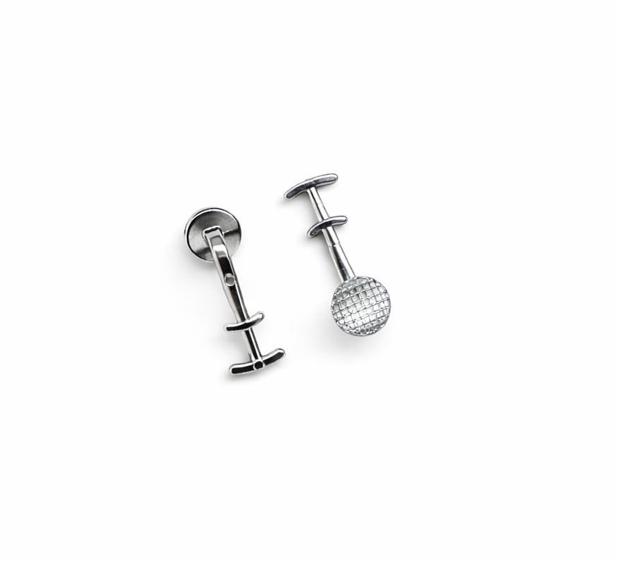 Matt Double Hook Lingual Button