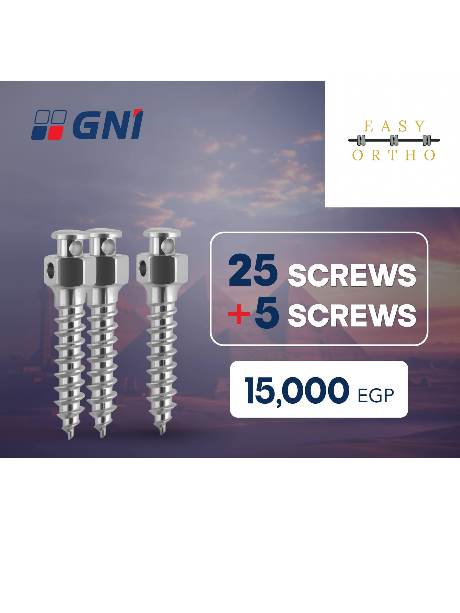 GNI Driver + Screws Offer EasyOrtho