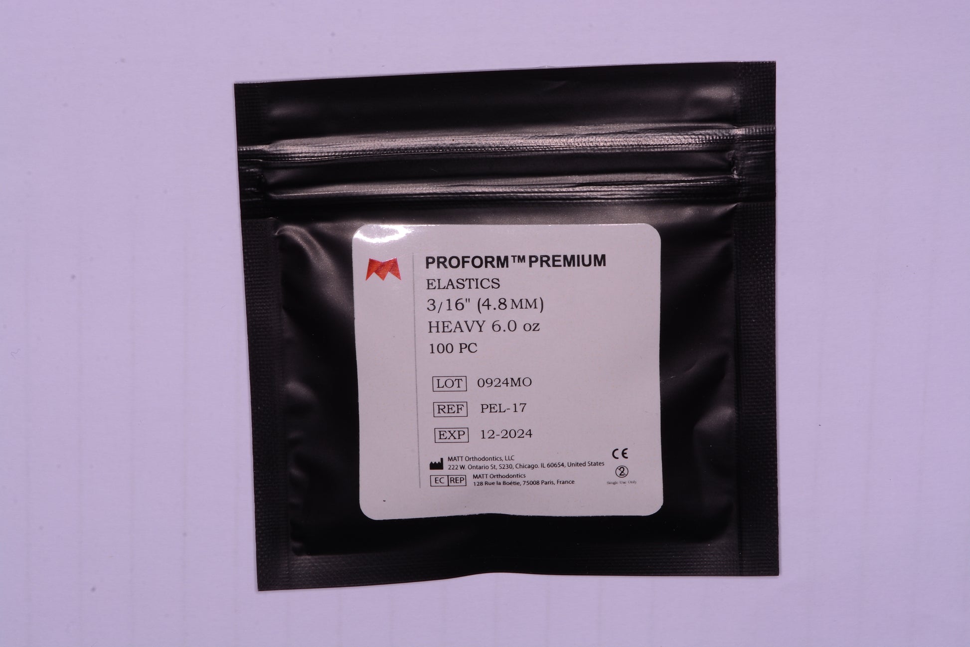 Matt Intra-Oral Elastics