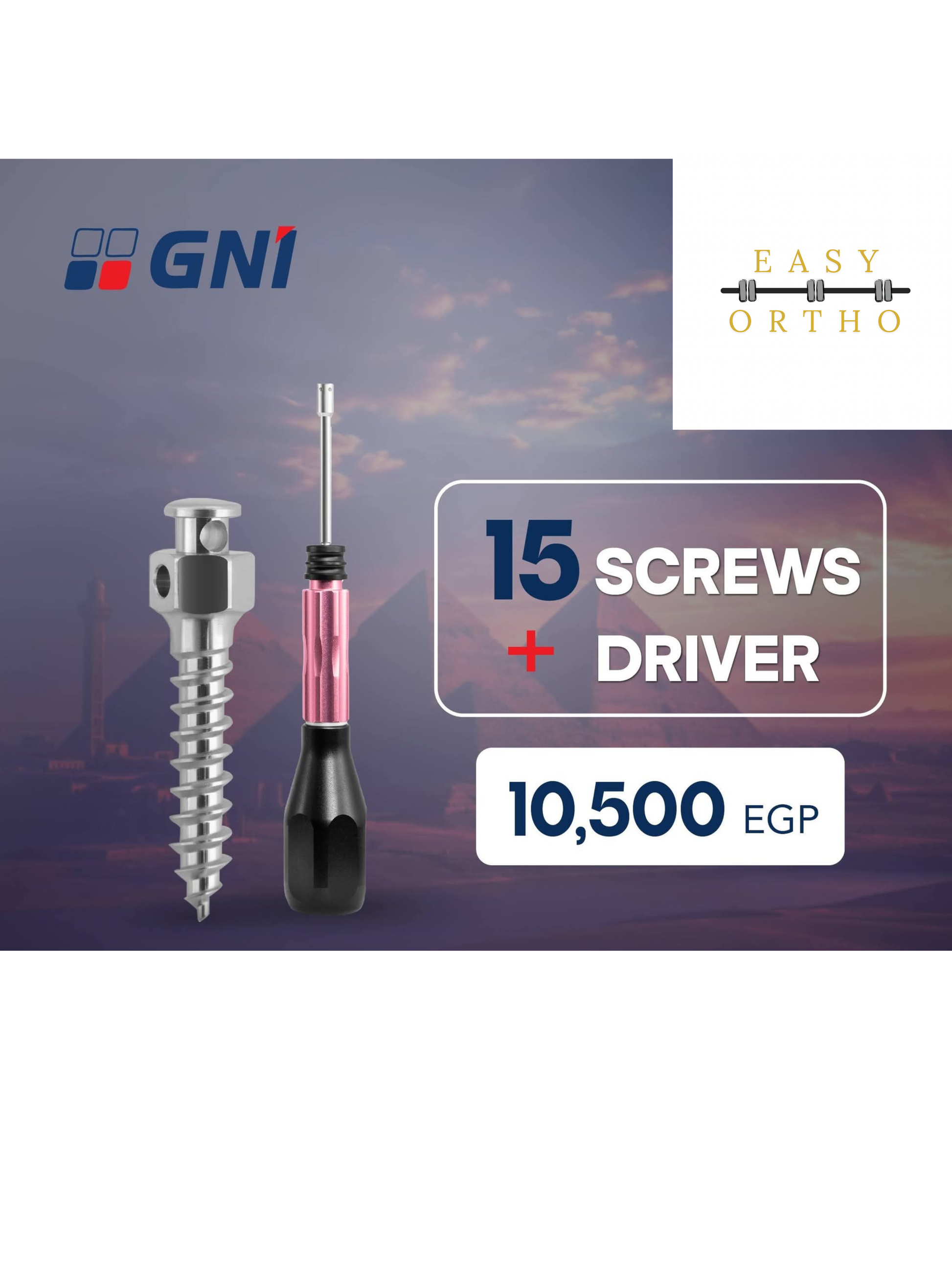 GNI Driver + Screws Offer EasyOrtho