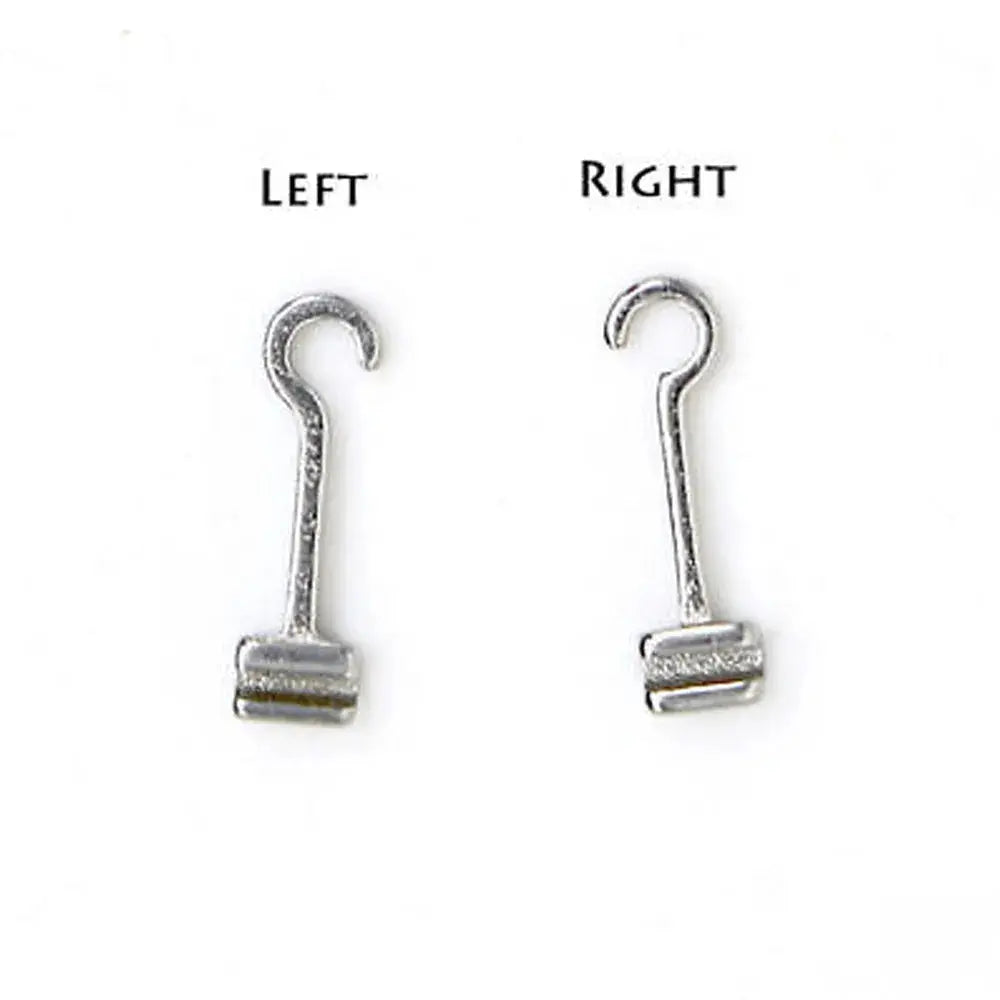 Crimpable Hook Spiral / Curved (R/L).