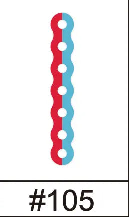 Denrotary Double Color Power Chain EasyOrtho