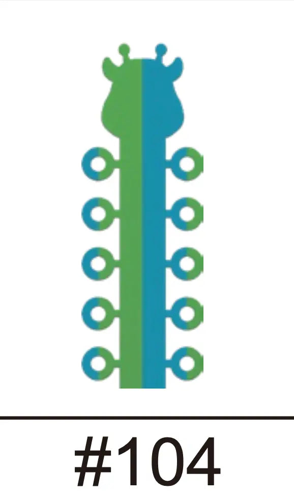 Denrotary Double Color o-tie.