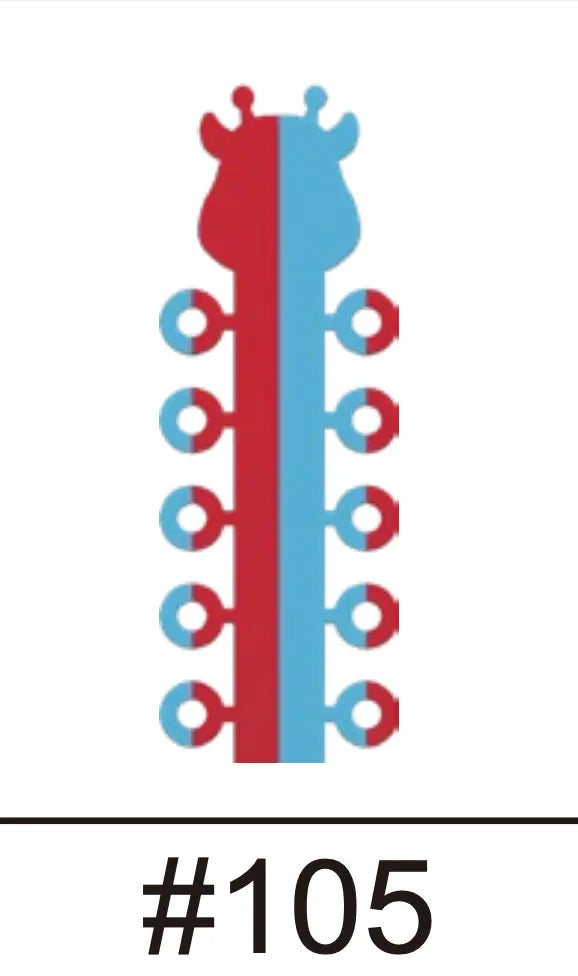 Denrotary Double Color o-tie.