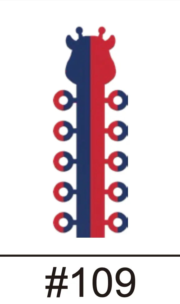 Denrotary Double Color o-tie.