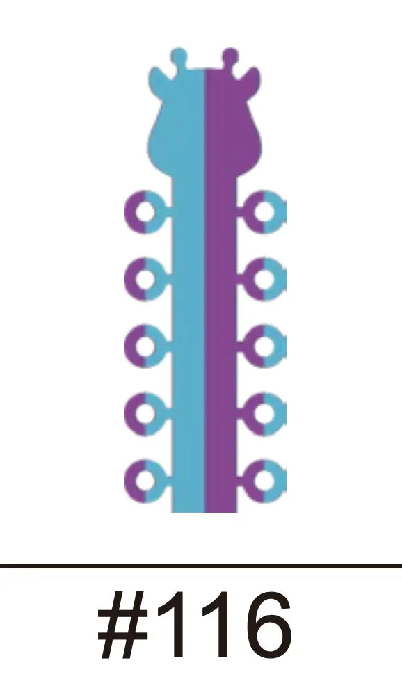 Denrotary Double Color o-tie.