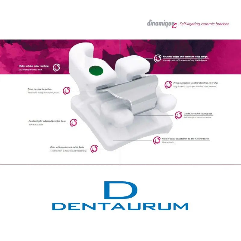 Dinamuqe C self ligating ceramic - EasyOrtho
