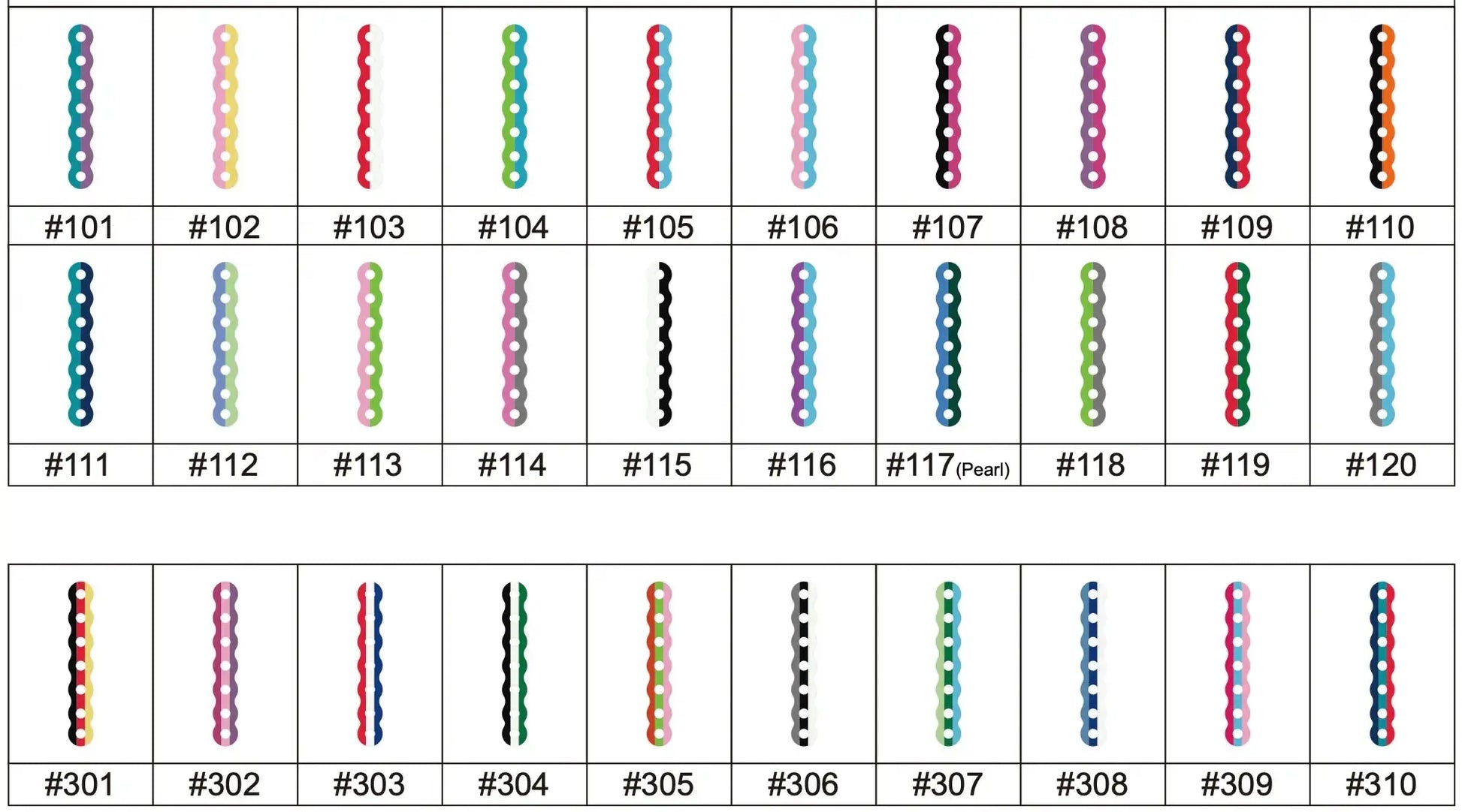 Denrotary Double Color Power Chain EasyOrtho