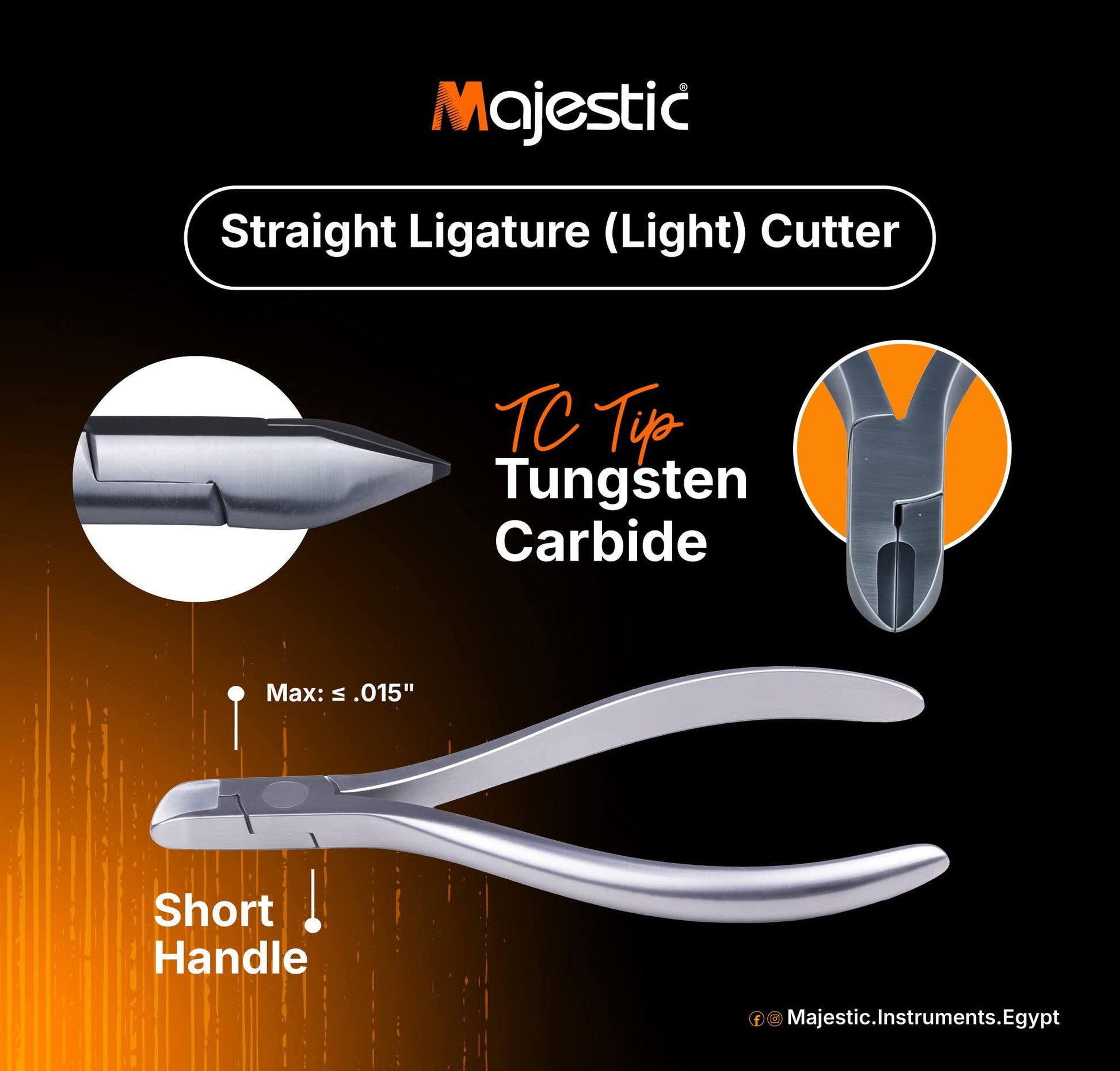 Majestic Ligature Light Cutter 15.38 cm Standard My Store