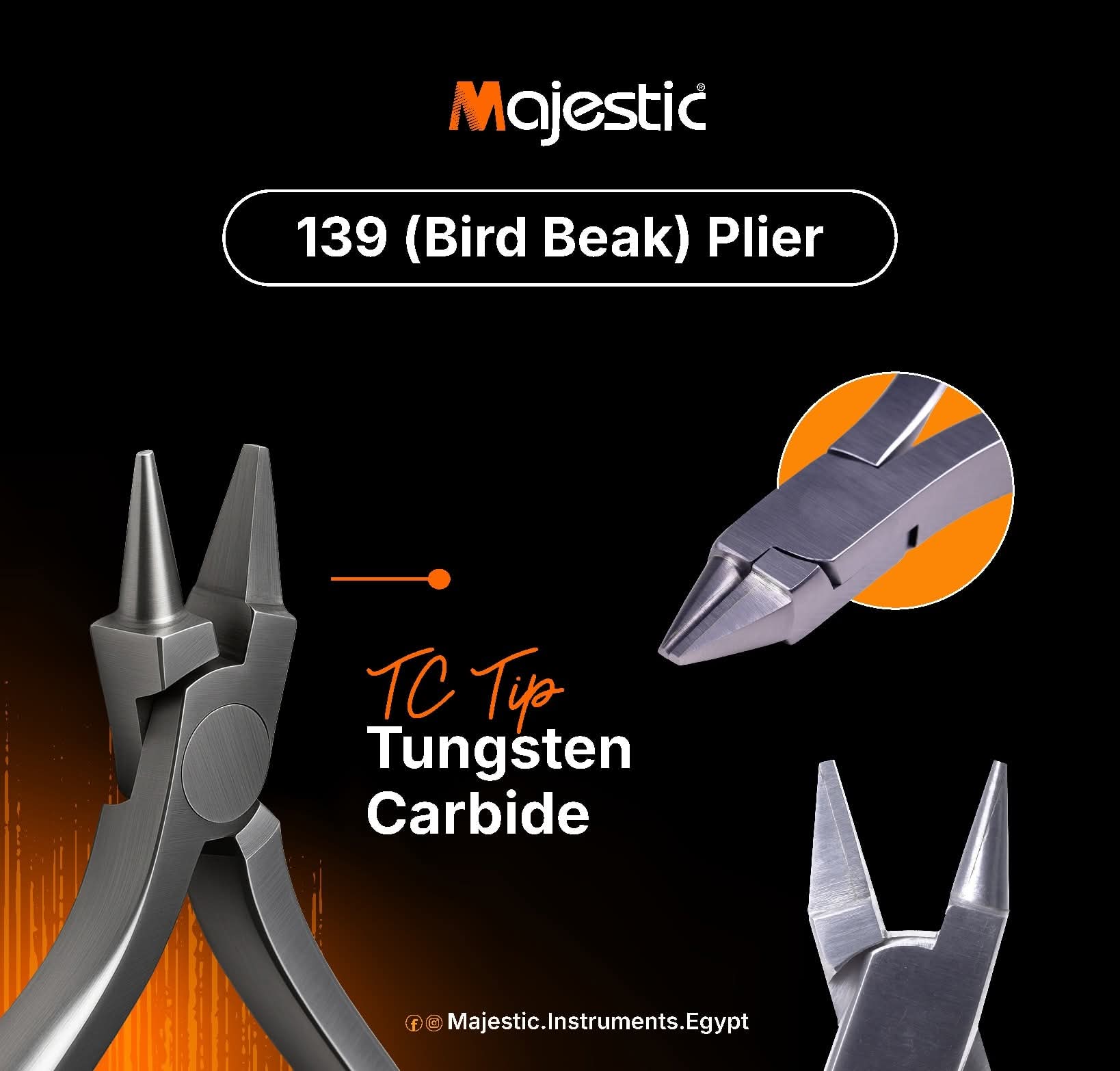 Majestic Bird Beak Plier 12.5 Tc My Store