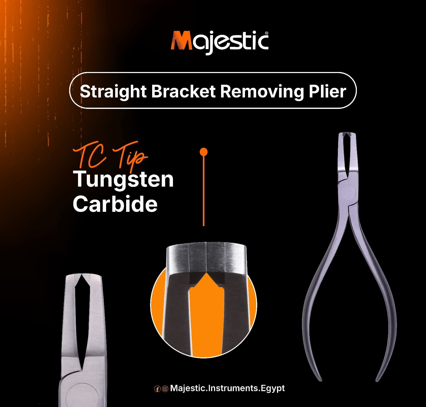 Majestic Bracket Removing Plier 12.5 cm Tc My Store