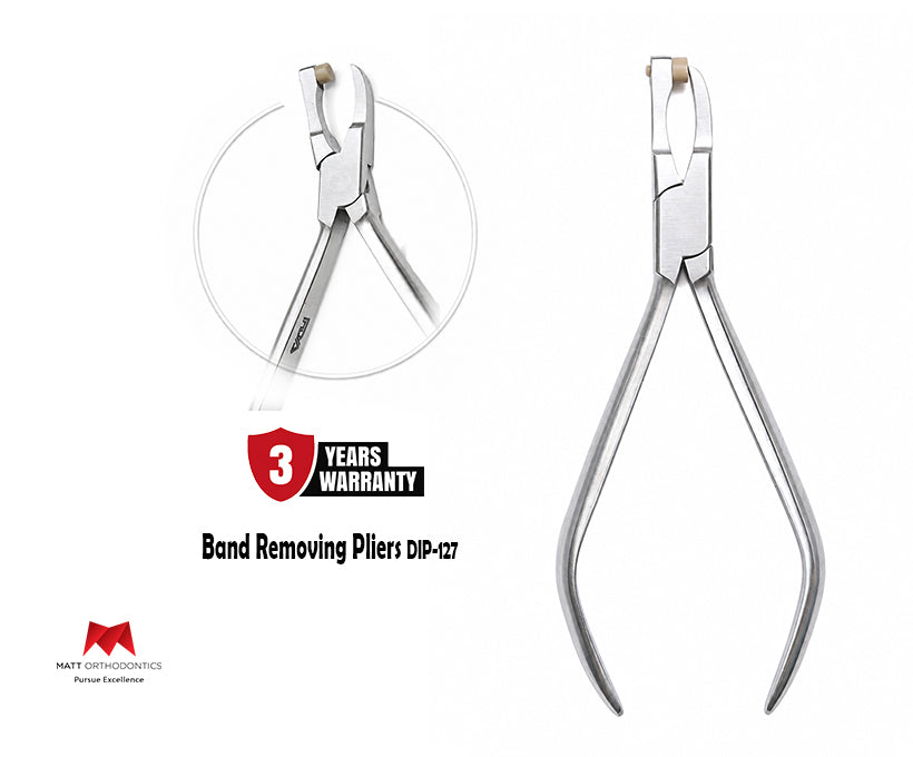 Matt Band Removing Pliers Long Neck 12.5 cm