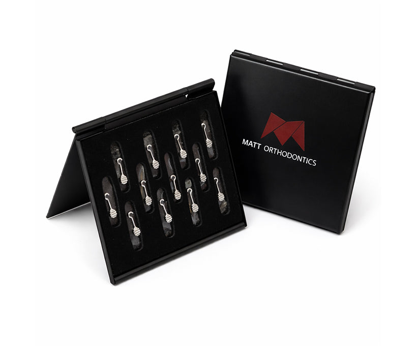Matt Ortho Bondable  crimpable hooks 1 piece Right