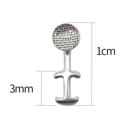 Matt Double Hook Lingual Button