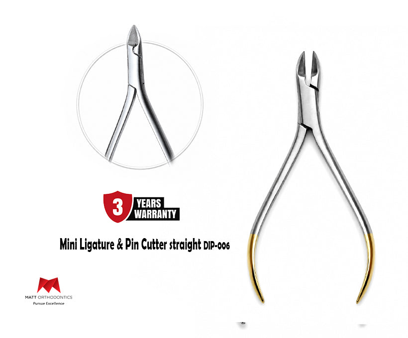 Matt Mini Ligature and pin cutter Straight Slim Beak