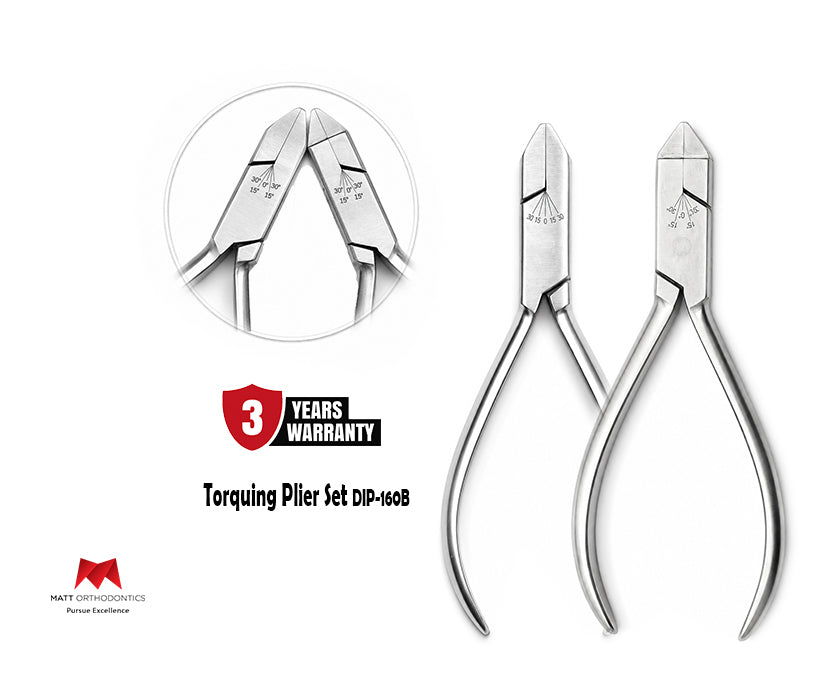 Matt Ortho Individual Torquing Pliers Set to make 6mm long torque 13cm