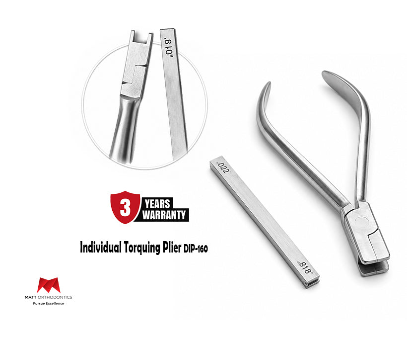 Matt Ortho Individual Torquing Pliers Set with Key .018"/.022"