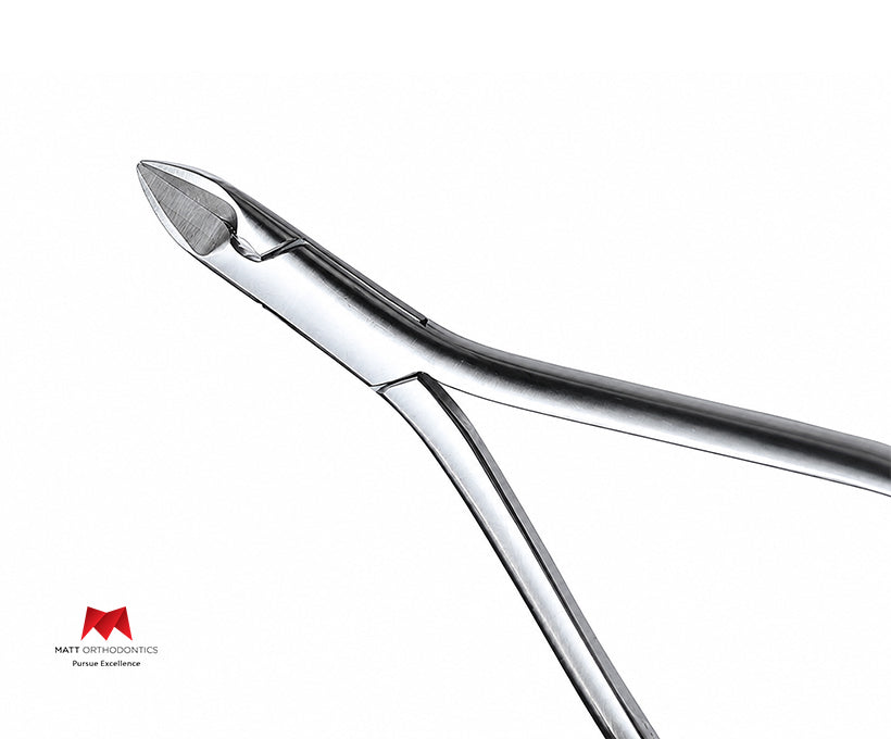 Matt Ortho Mini Ligature & Pin Cutter straight Slim Beak 12.5cm