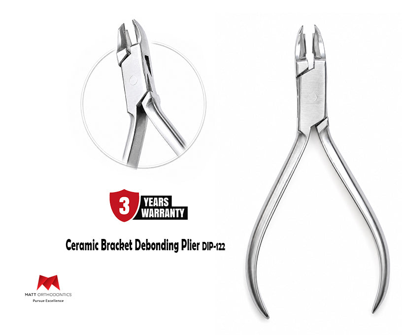 Matt Ceramic Bracket Sushi Debonging Piler 12cm