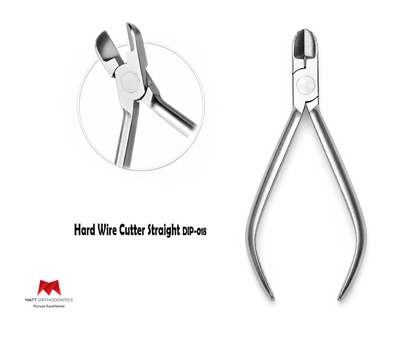 Matt Hard Wire Cutter Straight Long Beak