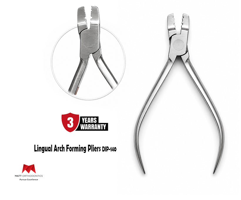 Matt Lingual Arch Forming Pliers