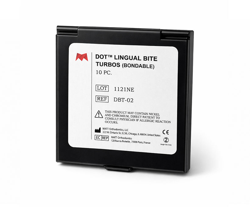Matt Ortho  1 piece Bite Turbo