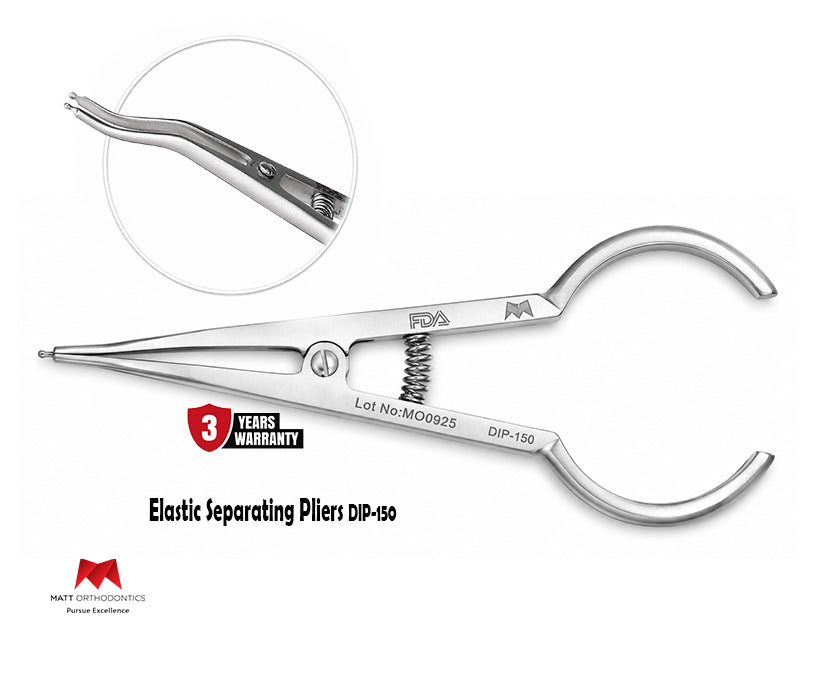 Matt Elastic Seperating Pliers 15.5 cm