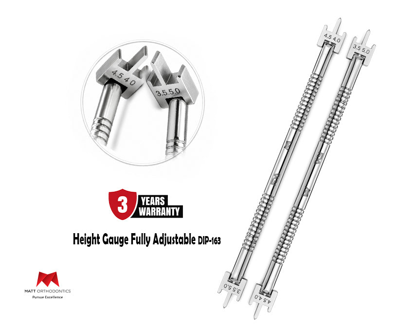 Matt Height Gauge Fully Adjustable
